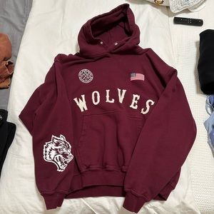 Heritage “Pierce” Hoodie in Maroon